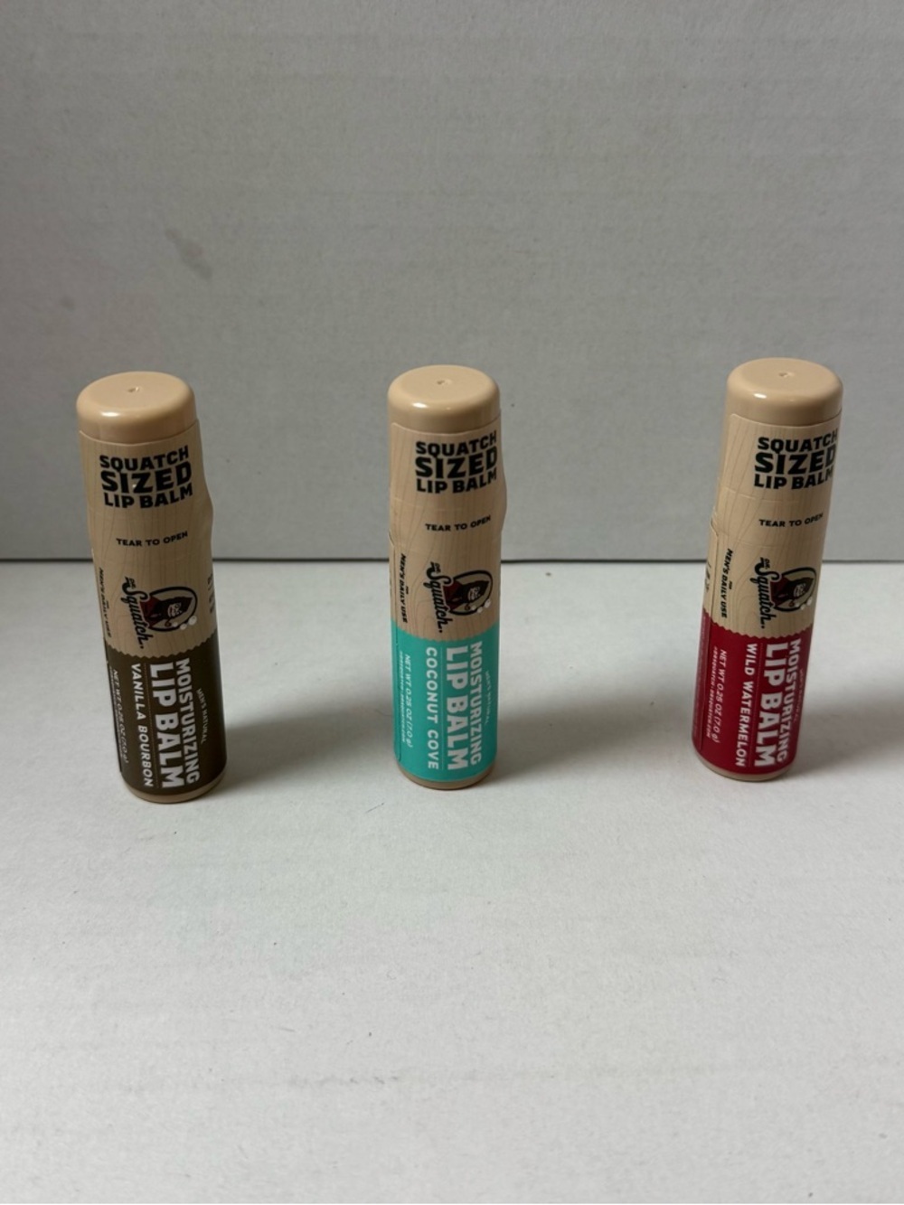 Dr. Squatch Wild Watermelon, Vanilla Bourbon, & Coconut Cove Moisturizing Balm